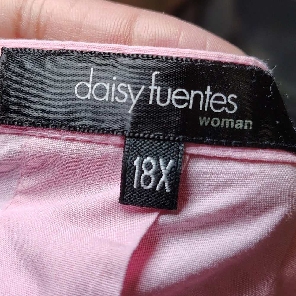 Daisy Fuentes Pink Ombre Skirt Size 18X - Picture 5 of 9